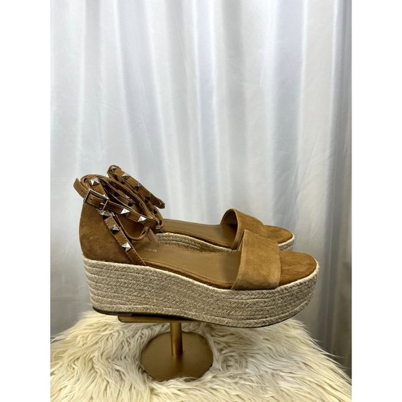 Marc Fisher Leather Espadrille Sandal - Picture 4 of 7